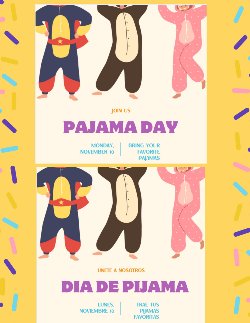 Pajama Day/Día de Pijama